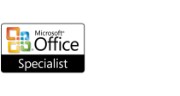 Logo of Microsoft Office Specialist (MOS) and Expert