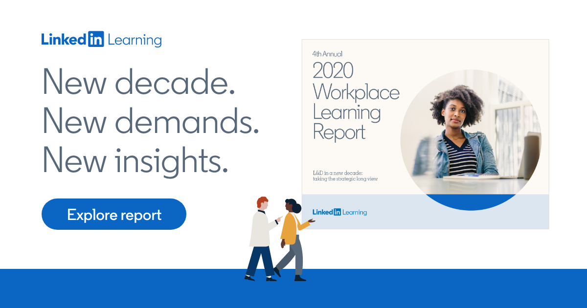 Workplace Learning Report 2020 LinkedIn Learning